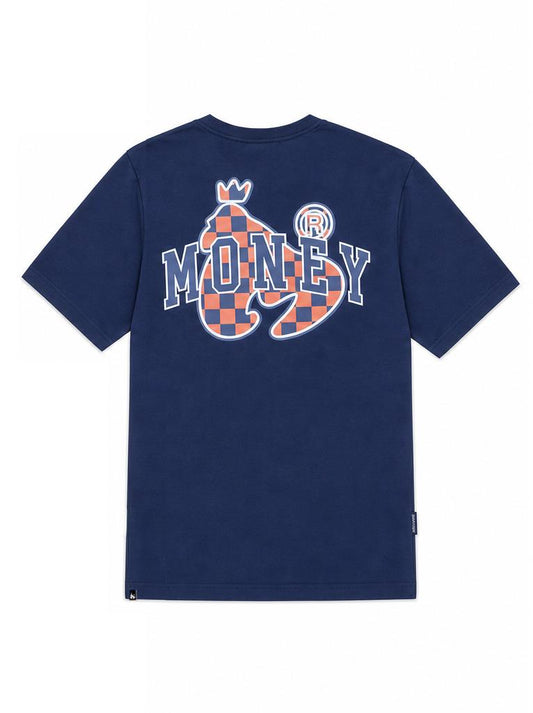Money Checker Ape Tee Navy