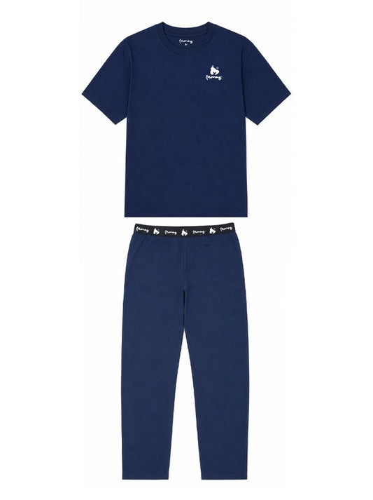 Money Long Lounger Set 2 pack Navy