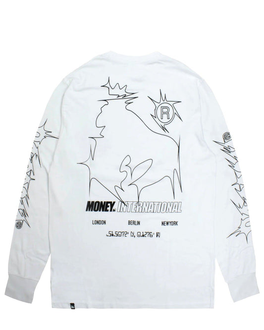 Sig Ape Barb Long Sleeve Tee White