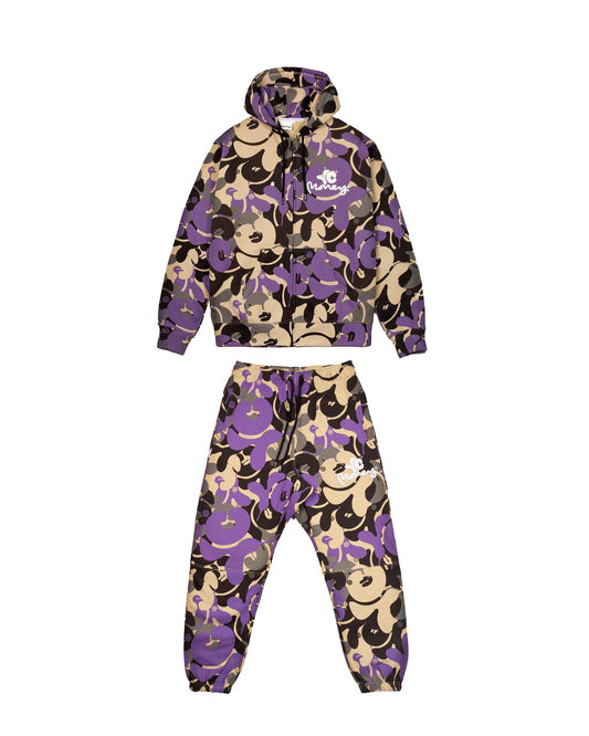 Money X YC Camo Tracksuit Black