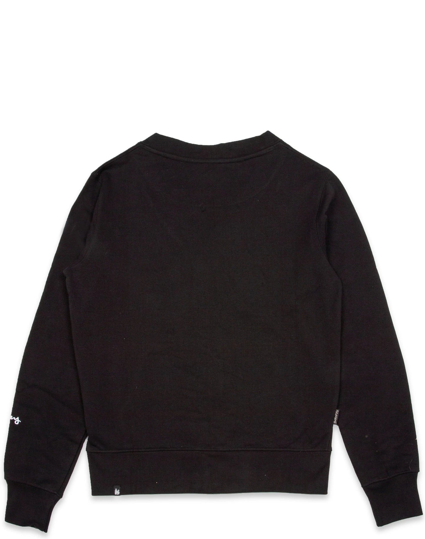 Combo Patch Button Sweat Black