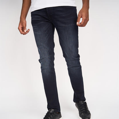 Ape Embossed Jeans  Blue Black