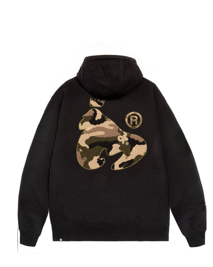 Camo Chop Sig Hood Black