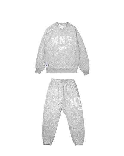 State Crew Tracksuit Grey Melange