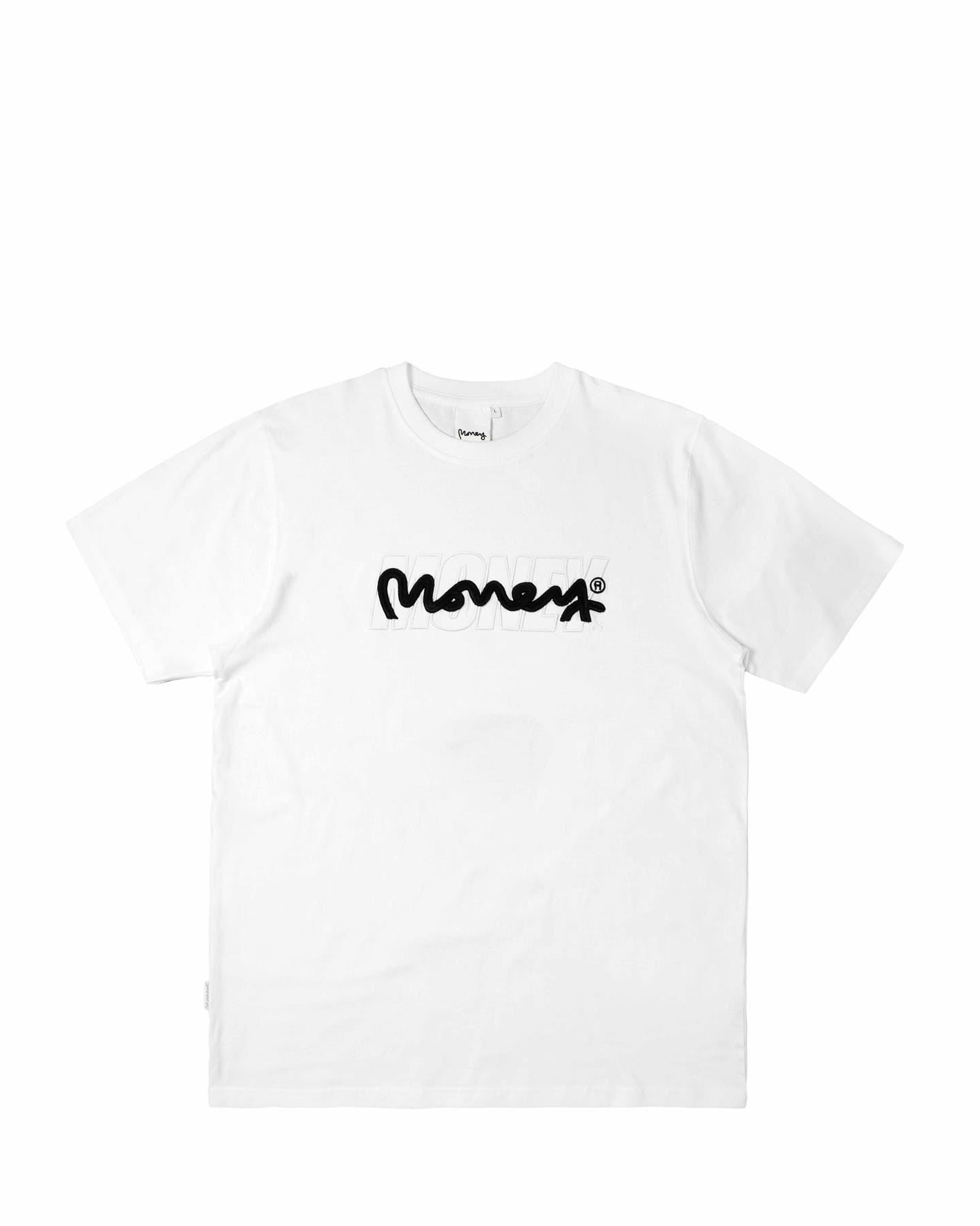 Stencil Chop Tee White