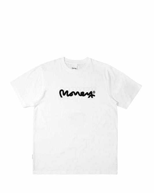 Stencil Chop Tee White