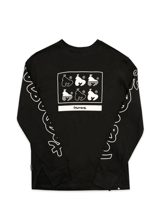 Money Tour Long Sleeve Tee Black