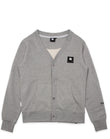 Combo Patch Button Sweat Grey Melange