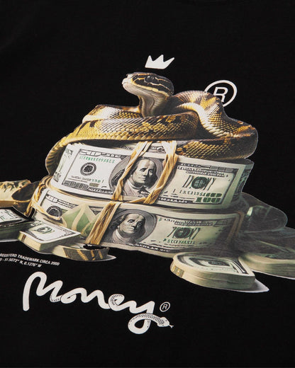 Money Snake Tee Black