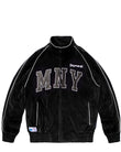 Money Velour Track Top Black