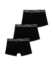 Black Steel Boxers 3pk Black