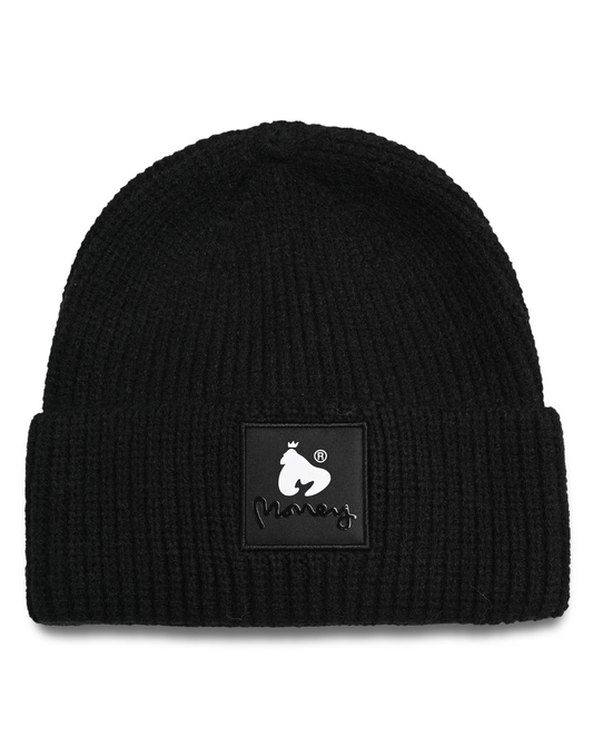 Combo Patch Beanie Black