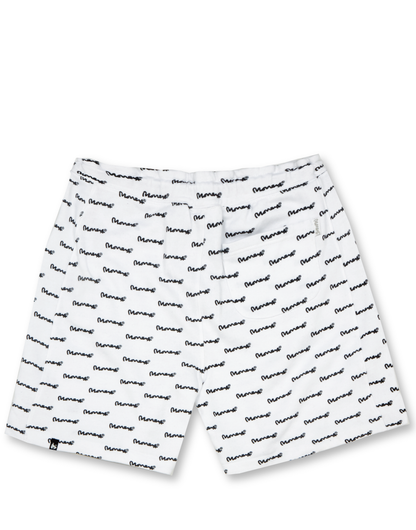 Money Clothing Micro Sig All Over Short White